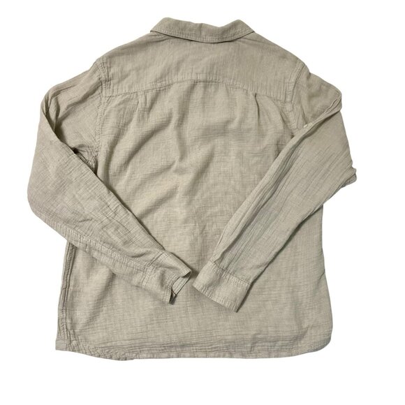 NAU Hemp Blend Gauze Lightweight Button Down Long Sleeve Shirt Men's Large - Picture 3 of 6